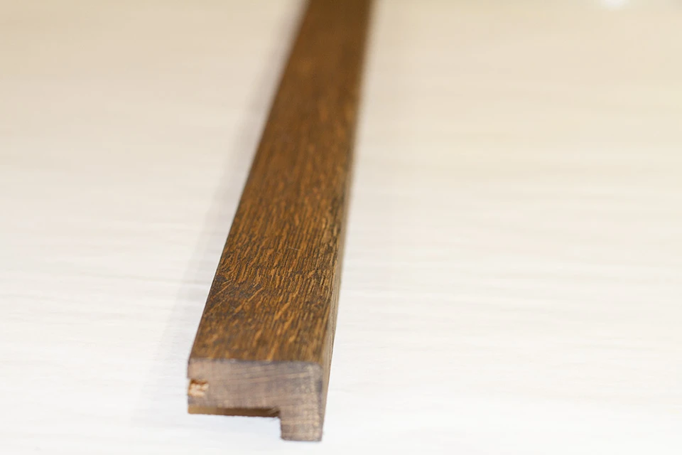 Solid Oak Square Stair Nosing Black Tea 25mm By 40mm By 1000mm 3 Solid Oak Square Stair Nosing Black Tea 25mm By 40mm By 1000mm