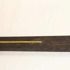 Solid Oak Square Stair Nosing With Brass Jet Black 25mm By 40mm By 1000mm