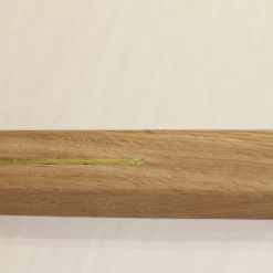 Solid Oak Square Stair Nosing With Brass Smoked 25mm By 40mm By 1000mm