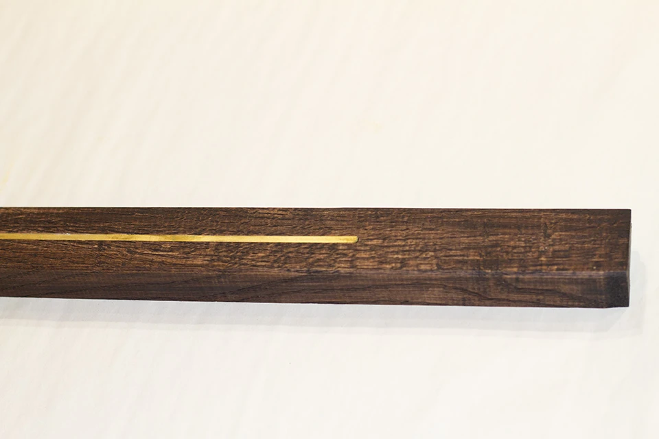 Solid Oak Square Stair Nosing With Brass Black Tea 25mm By 40mm By 1000mm 3 Solid Oak Square Stair Nosing With Brass Black Tea 25mm By 40mm By 1000mm