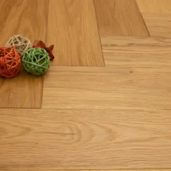 Prime Engineered Flooring Oak Herringbone Brushed Uv Matt Lacquered 14/3mm By 120mm By 600mm