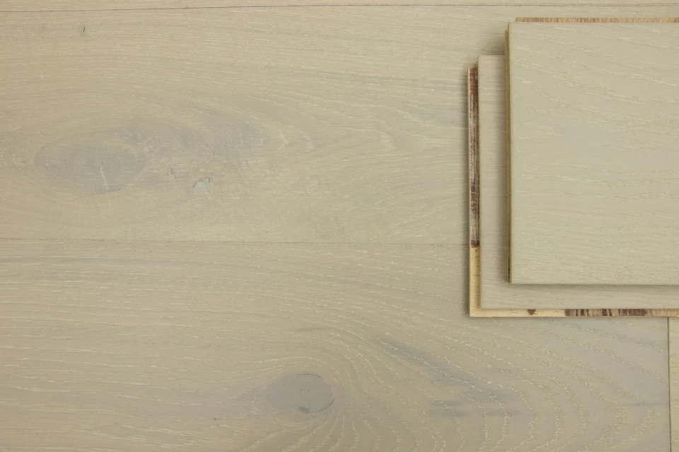 Prime Engineered Flooring Oak Double White Brushed UV Matt Lacquered Eco 14/3mm By 178mm By 1000-2400mm 5 Prime Engineered Flooring Oak Double White Brushed UV Matt Lacquered Eco 14/3mm By 178mm By 1000-2400mm - Image 3