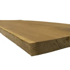 European Oak Dining Room Table Top LiVe Edge Unfinished Brushed Smoked 40mm By 750mm By 1250mm