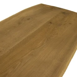 European Oak Dining Room Table Top LiVe Edge Unfinished Brushed Smoked 40mm By 750mm By 1250mm -Wooden Flooring Elegant Shop european oak smoked brushed table 4 2