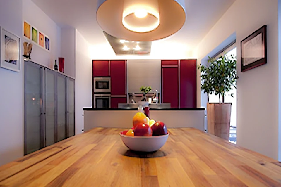 Butcher Block Rustic Oak Worktop 38mm By 750mm By 3000mm 4 Butcher Block Rustic Oak Worktop 38mm By 750mm By 3000mm - Image 2