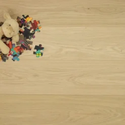 Natural Engineered Flooring Oak Brushed Unfinished 20/5mm By 180mm By 1900mm