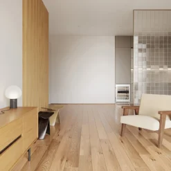 Natural Engineered Flooring Oak Brushed UV Lacquered 14/3mm By 190mm By 400-1500mm