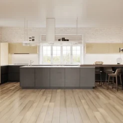 Natural Engineered Flooring Oak Click Pearl White Brushed UV Lacquered 14/3mm By 190mm By 1900mm