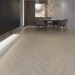 Prime Engineered Flooring Oak Chevron Silver Stone Brushed Uv Lacquered 14/3mm By 90mm By 510mm 7 Prime Engineered Flooring Oak Chevron Silver Stone Brushed Uv Lacquered 14/3mm By 90mm By 510mm -Wooden Flooring Elegant Shop fl4480 1 1