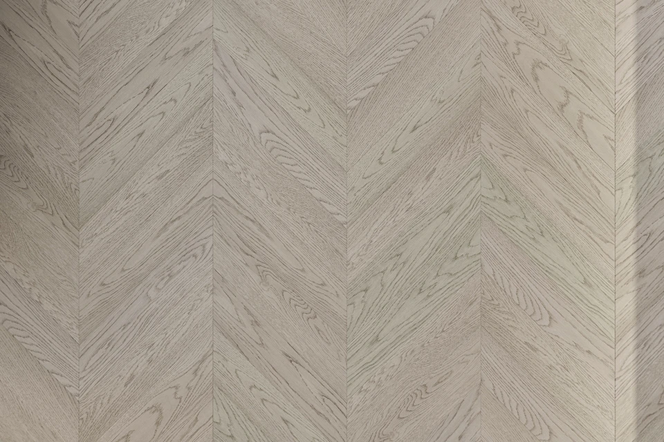 Prime Engineered Flooring Oak Chevron Silver Stone Brushed Uv Lacquered 14/3mm By 90mm By 510mm 6 Prime Engineered Flooring Oak Chevron Silver Stone Brushed Uv Lacquered 14/3mm By 90mm By 510mm - Image 4