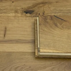 Natural Engineered Flooring Oak Click Light Smoked Brushed Uv Oiled 14/3mm By 190mm By 1900mm -Wooden Flooring Elegant Shop fl4481 1