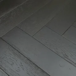 Rustic Engineered Flooring Oak Herringbone Jet Black Brushed UV Lacquered 15/4mm By 90mm By 600mm -Wooden Flooring Elegant Shop img 1174