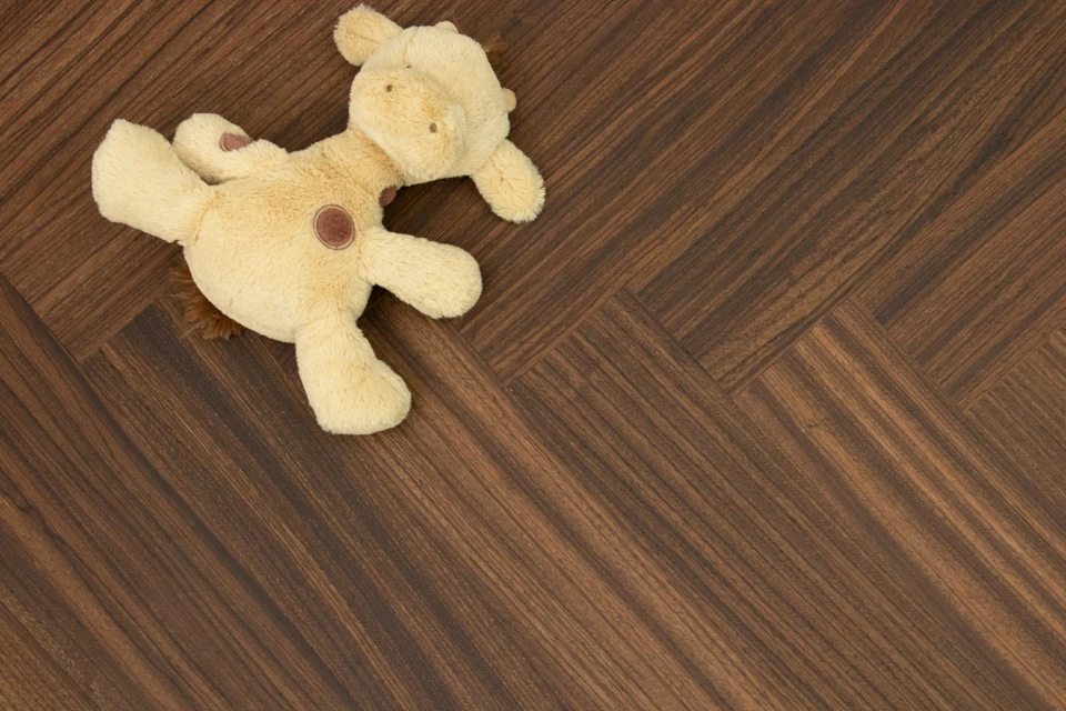 Prime Engineered Flooring African Walnut Herringbone Brushed Matt UV Lacquered 14/3mm By 97mm By 582mm 3 Prime Engineered Flooring African Walnut Herringbone Brushed Matt UV Lacquered 14/3mm By 97mm By 582mm