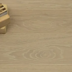 Prime Engineered Flooring Oak Click Sunny White Brushed UV Oil 14/3mm By 195mm By 1000-2400mm