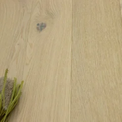 Natural Engineered Flooring Oak Polar Light Sand Brushed UV Oiled 14/4mm By 250mm By 790-2400mm FSC 100% Certificate : NC-COC-054381