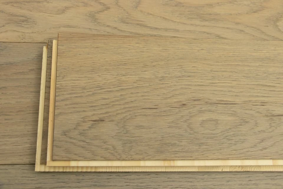 Natural Engineered Flooring Oak Promise Grey Brushed UV Oiled 14/4mm By 250mm By 790-2400mm 5 Natural Engineered Flooring Oak Promise Grey Brushed UV Oiled 14/4mm By 250mm By 790-2400mm - Image 3