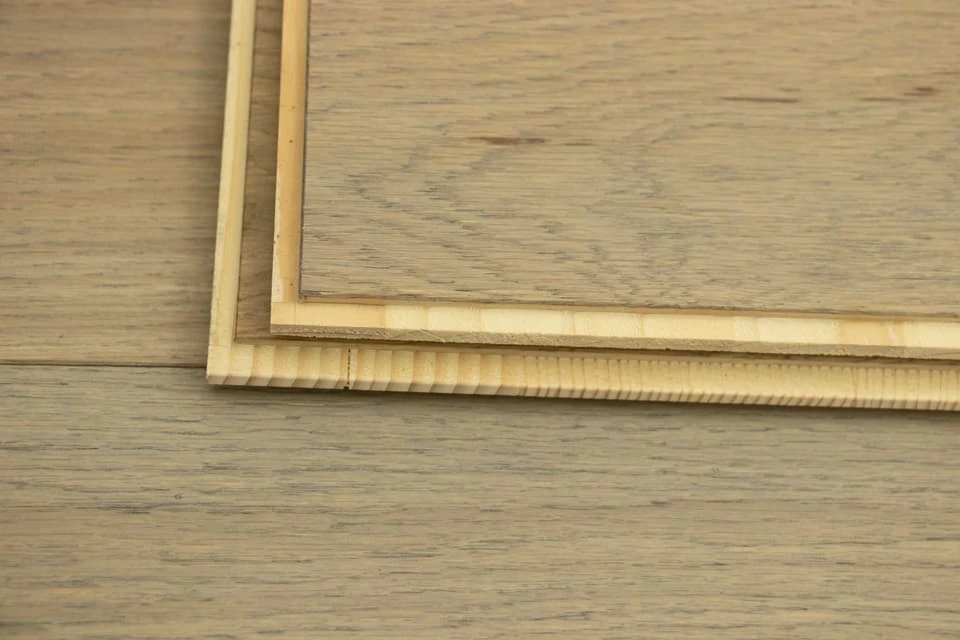 Natural Engineered Flooring Oak Promise Grey Brushed UV Oiled 14/4mm By 250mm By 790-2400mm 6 Natural Engineered Flooring Oak Promise Grey Brushed UV Oiled 14/4mm By 250mm By 790-2400mm - Image 4