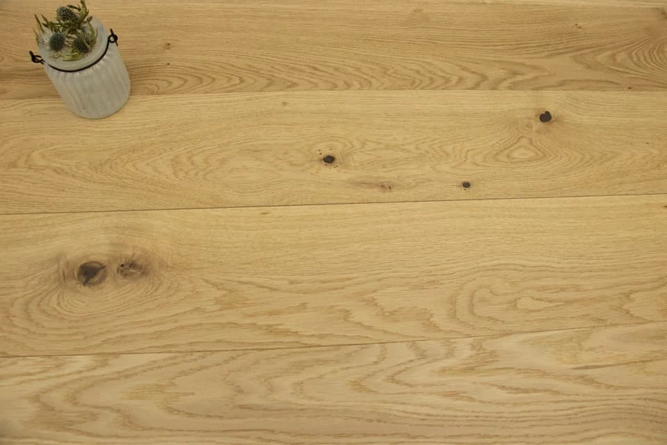 Natural Engineered Flooring Oak Brushed UV Matt Lacquered 14/4mm By 250mm By 790-2400mm FSC 7 Natural Engineered Flooring Oak Brushed UV Matt Lacquered 14/4mm By 250mm By 790-2400mm FSC - Image 5