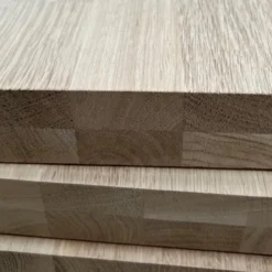 Premium Oak Worktop 40mm By 750mm By 3000mm -Wooden Flooring Elegant Shop lamles 2 layer 08.22 1