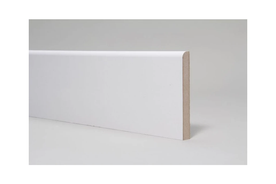 White MDF Pencil Round Skirting 15mm By 95mm By 2400mm 3 White MDF Pencil Round Skirting 15mm By 95mm By 2400mm