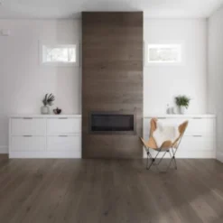 BJELIN Hardened Oak Wood Flooring Click Mineral Grey UV Lacquer 11.3/0.6mm By 206mm By 2200mm