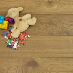 Natural Engineered Flooring Oak Bespoke River Brushed UV Lacquered 16/4mm By 180mm By 1500-2400mm