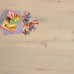 Natural Engineered Flooring Oak Click Alaska White Brushed UV Oiled 14/3mm By 190mm By 1900mm