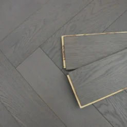 Natural Engineered Flooring Oak Herringbone Slate Grey Brushed UV Lacquered 15/4mm By 90mm By 600mm 12 Natural Engineered Flooring Oak Herringbone Slate Grey Brushed UV Lacquered 15/4mm By 90mm By 600mm -Wooden Flooring Elegant Shop natural engineered flooring oak herringbone slate grey brushed uv lacquered fl2917 11