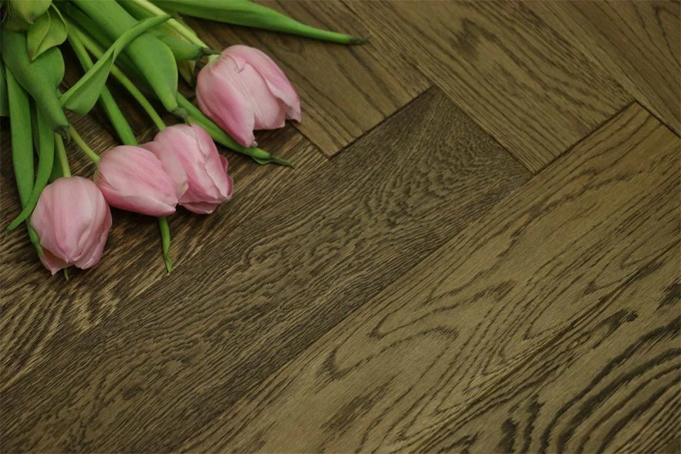 Natural Engineered Flooring Oak Herringbone Smoked Brushed UV Oiled 15/4mm By 90mm By 630mm 3 Natural Engineered Flooring Oak Herringbone Smoked Brushed UV Oiled 15/4mm By 90mm By 630mm