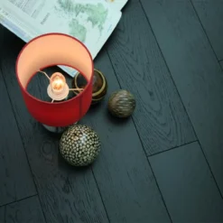 Natural Engineered Flooring Oak Jet Black Brushed UV Lacquered 14/3mm By 190mm By 1900mm -Wooden Flooring Elegant Shop natural engineered flooring oak jet black brushed uv lacquered 14 3mm by 190mm by 1900mm fl2470 oihe 4