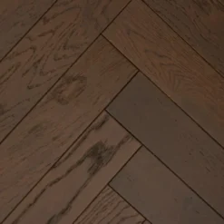 Rustic Engineered Flooring Oak Herringbone Black Tea Brushed UV Oiled 15/4mm By 90mm By 600mm -Wooden Flooring Elegant Shop natural engineered flooring oak herringbone black tea brushed uv oiled hb064 3 1
