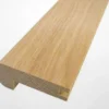 Solid Oak Square Stair Nosing Natural Oiled 25mm By 60mm By 1000mm