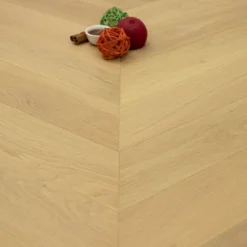 Prime Engineered Flooring Oak Chevron Ribolla Brushed UV Matt Lacquered Eco 14/3mm By 98mm By 650mm