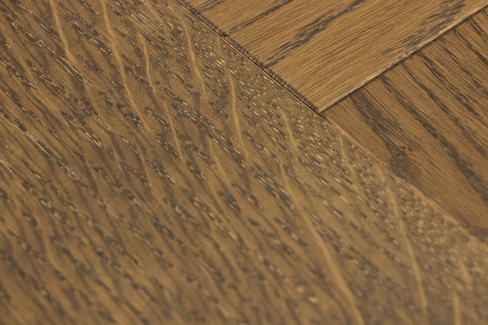 Prime Engineered Flooring Oak Herringbone Coffee Brushed UV Oiled 14/3mm By 98mm By 590mm 6 Prime Engineered Flooring Oak Herringbone Coffee Brushed UV Oiled 14/3mm By 98mm By 590mm - Image 4