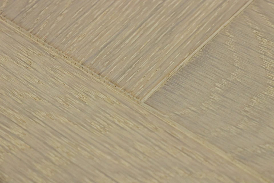 Prime Engineered Flooring Oak Herringbone Double White Brushed UV Lacquered 14/3mm By 98mm By 588mm 6 Prime Engineered Flooring Oak Herringbone Double White Brushed UV Lacquered 14/3mm By 98mm By 588mm - Image 4