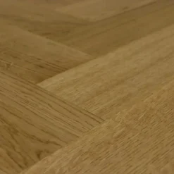 Prime Engineered Flooring Oak Herringbone Smoked Colour Brushed UV Semi Matt Lacquered 14/3mm By 98mm By 588mm