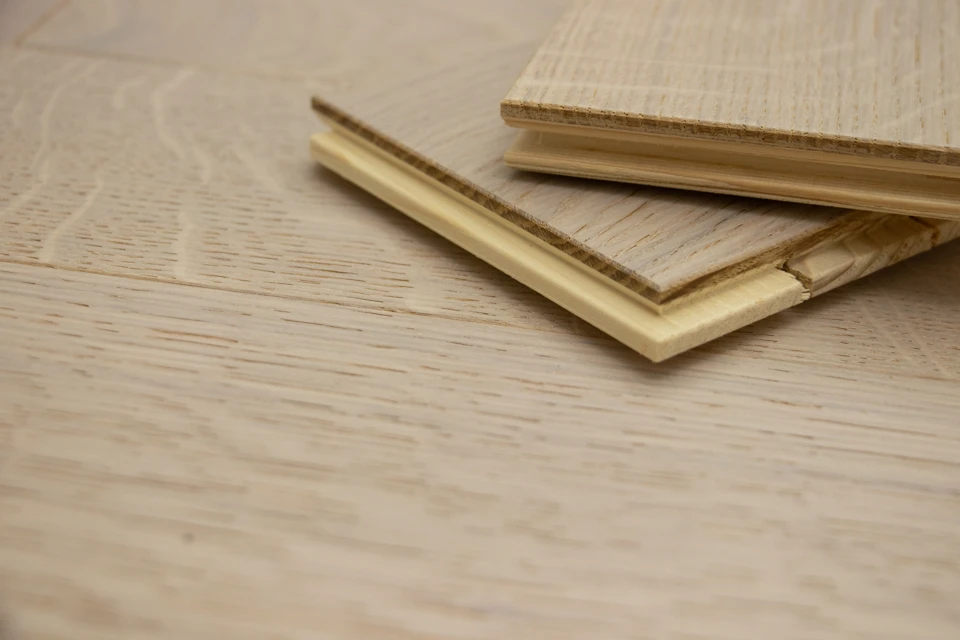 Prime Engineered Flooring Oak Herringbone White Brushed UV Oiled Eco 14/3mm By 98mm By 790mm 8 Prime Engineered Flooring Oak Herringbone White Brushed UV Oiled Eco 14/3mm By 98mm By 790mm - Image 6