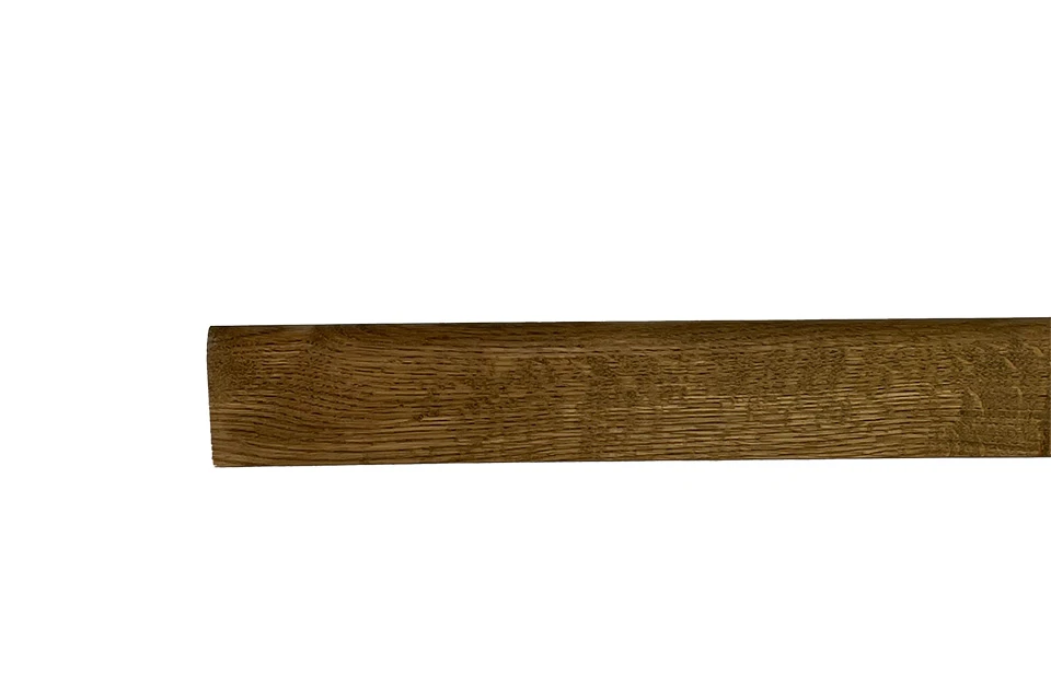 Solid Oak Round Stair Nosing Smoked 25mm By 60mm By 1000mm 4 Solid Oak Round Stair Nosing Smoked 25mm By 60mm By 1000mm - Image 2