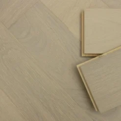 Prime Engineered Flooring Oak Herringbone Snow White Brushed Wax Oiled 14/3mm By 120mm By 600mm 12 Prime Engineered Flooring Oak Herringbone Snow White Brushed Wax Oiled 14/3mm By 120mm By 600mm -Wooden Flooring Elegant Shop snow5