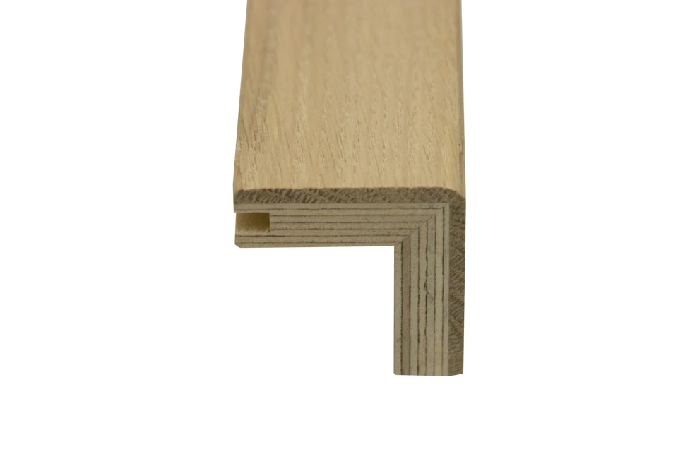 Solid Oak Stair Nosing Grooved White Sand Brushed UV Oiled 40 Mm By 40 Mm By 1000mm 5 Solid Oak Stair Nosing Grooved White Sand Brushed UV Oiled 40 Mm By 40 Mm By 1000mm - Image 3