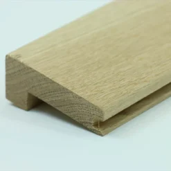 Solid Oak Square Stair Nosing Unfinished 50mm By 24mm By 1200mm -Wooden Flooring Elegant Shop square stair edging oak unfinished 2 6 2