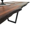 Bog Oak Dining Room Table Top Live Edge Hardwax Oiled (with Resin) 35mm By 930mm By 2600mm -Wooden Flooring Elegant Shop tb008 2