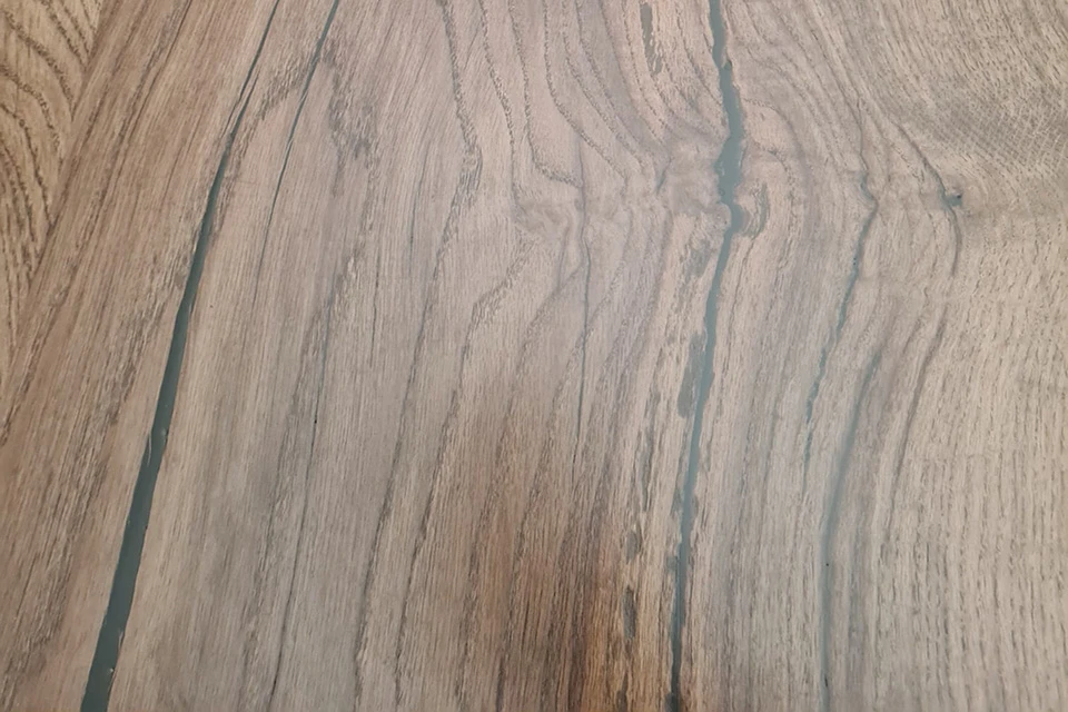 European Oak Dining Room Table Top LiVe Edge UV Lacquered (with Resin) 35mm By 940mm By 3000mm 5 European Oak Dining Room Table Top LiVe Edge UV Lacquered (with Resin) 35mm By 940mm By 3000mm - Image 3