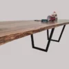 European Walnut Dining Room Table Top LiVe Edge UV Lacquered (with Resin) 38mm By 900mm By 4090mm -Wooden Flooring Elegant Shop tb037 1
