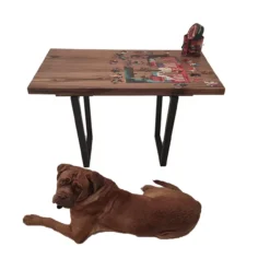 European Walnut Dining Room Table Top Straight Unfinished Edge 40mm By 640mm By 1040mm