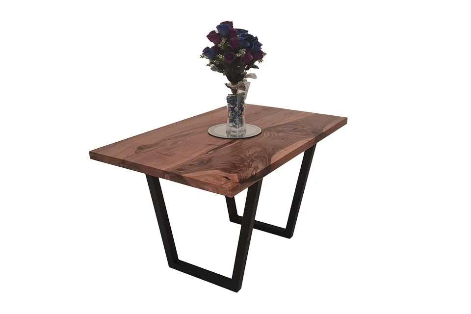 European Walnut Dining Room Table Top Straight Unfinished Edge 40mm By 700mm By 1060mm 3 European Walnut Dining Room Table Top Straight Unfinished Edge 40mm By 700mm By 1060mm