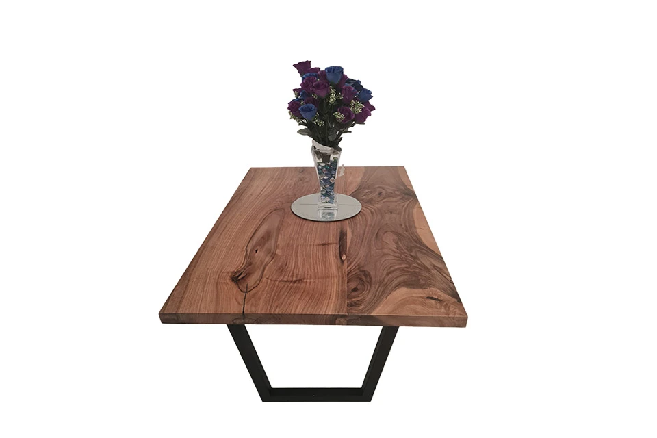 European Walnut Dining Room Table Top Straight Unfinished Edge 40mm By 700mm By 1060mm 5 European Walnut Dining Room Table Top Straight Unfinished Edge 40mm By 700mm By 1060mm - Image 3