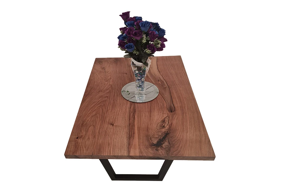 European Walnut Dining Room Table Top Straight Unfinished Edge 40mm By 720mm By 1040mm 4 European Walnut Dining Room Table Top Straight Unfinished Edge 40mm By 720mm By 1040mm - Image 2