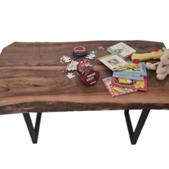 European Walnut Dining Room Table Top LiVe Edge UV Lacquered (with Resin) 35mm By 850mm By 1470mm 8 European Walnut Dining Room Table Top LiVe Edge UV Lacquered (with Resin) 35mm By 850mm By 1470mm -Wooden Flooring Elegant Shop tb059 4 1