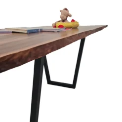 European Walnut Dining Room Table Top LiVe Edge UV Lacquered (with Resin) 37mm By 870mm By 1940mm 8 European Walnut Dining Room Table Top LiVe Edge UV Lacquered (with Resin) 37mm By 870mm By 1940mm -Wooden Flooring Elegant Shop tb067 3